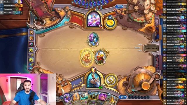 RENO Control Priest Has A Win Condition Now? EXODIA Quest! Castle Nathria | Hearthstone смотреть онлайн