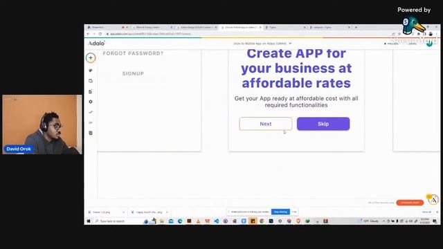 Converting a UiUx design on Figma to an app in Adalo смотреть онлайн