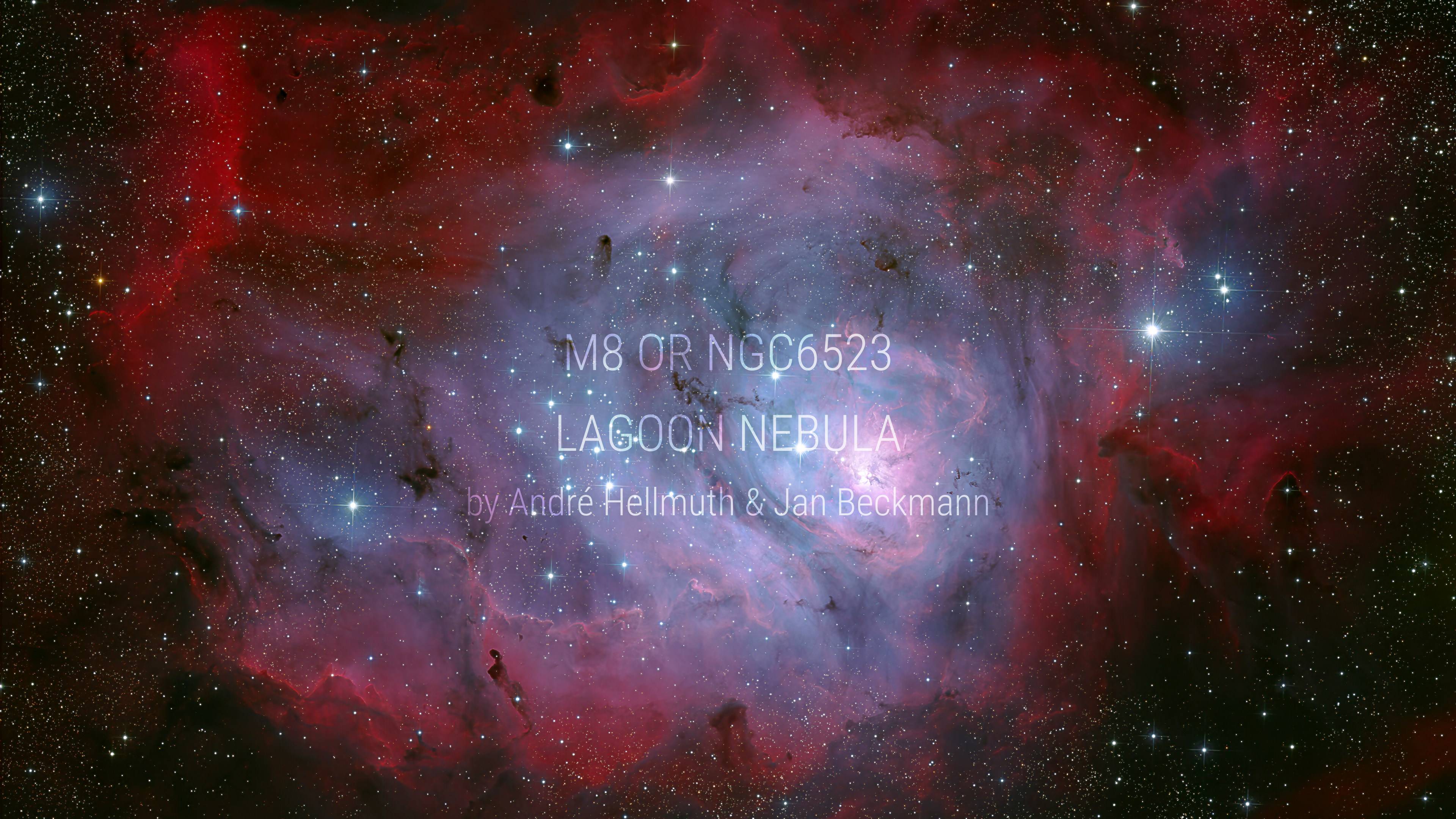 M8 или NGC6523 - Lagoon Nebula - Туманность Лагуна (André Hellmuth & Jan Beckmann) смотреть онлайн