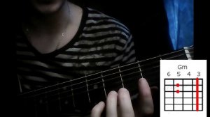 Аккорды Cm и Gm баррэ на 3 ладу обучение
