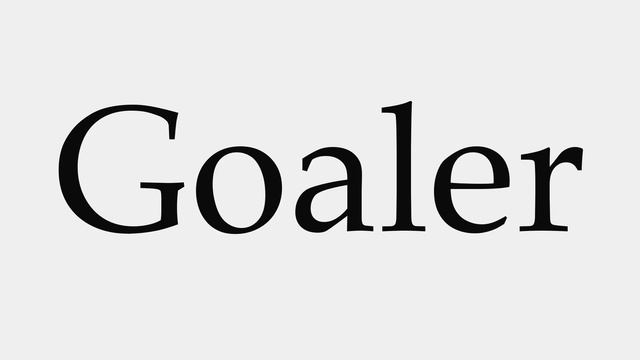 How to Pronounce Goaler смотреть онлайн