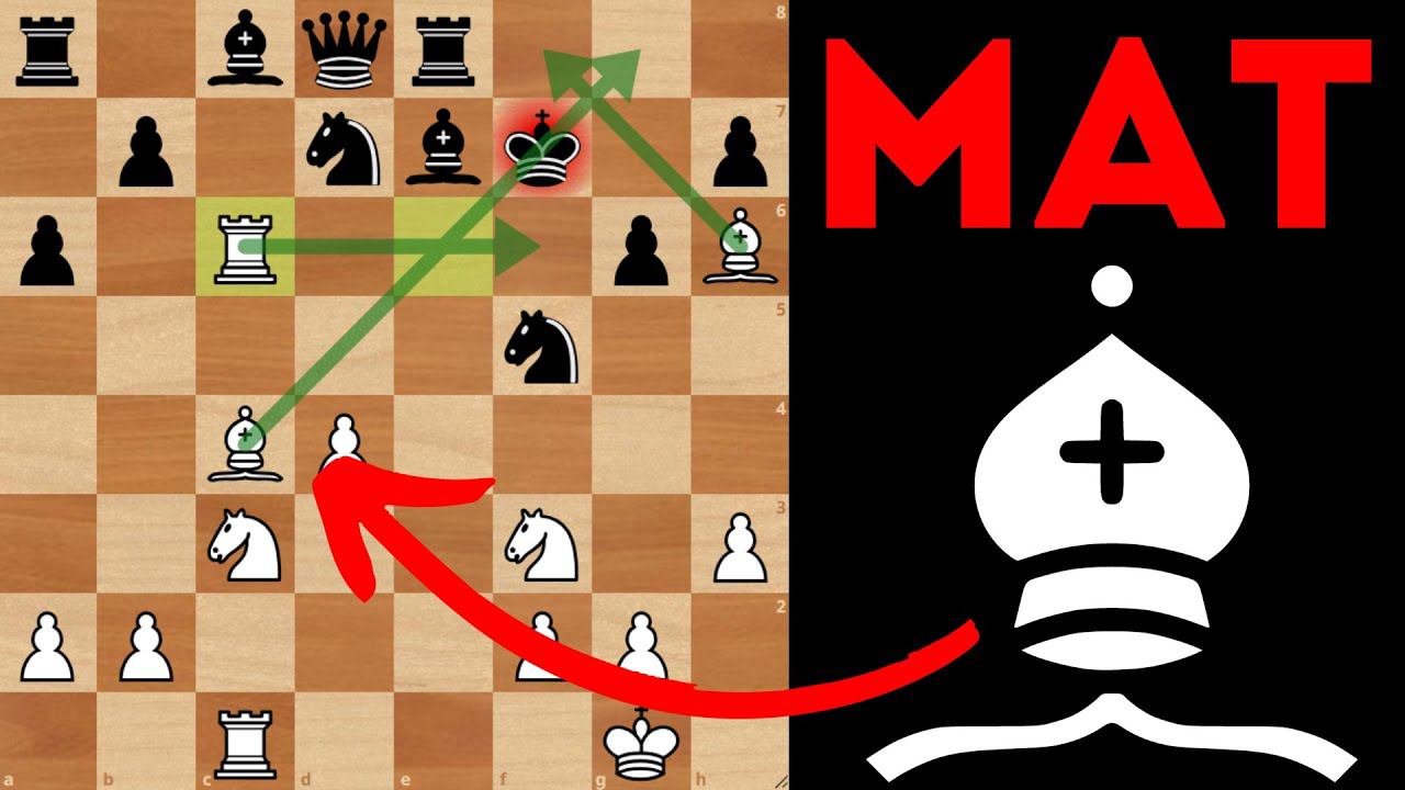 БЕЗУМНАЯ ЖЕРТВА Ферзя и неизбежный МАТ! Шахматная ЛОВУШКА смотреть онлайн