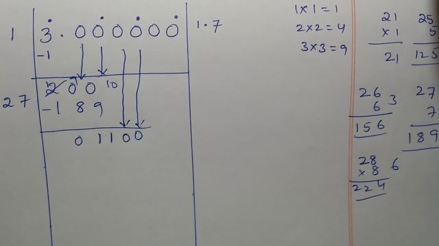 Simple tric to find the square root of 3 up to 3 decimal places by using dot method || sri pragna смотреть онлайн
