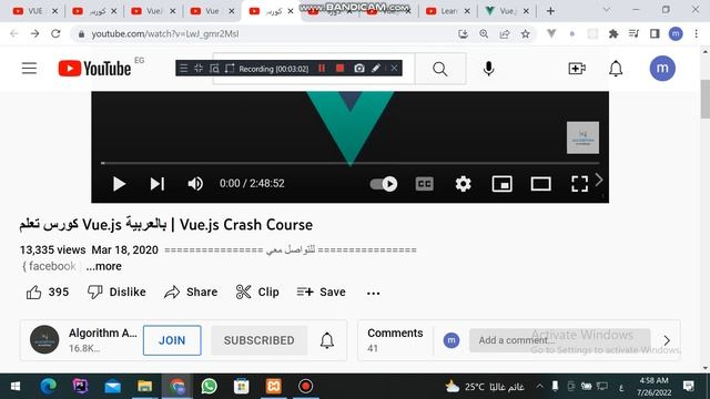 مصادر تعليم Vue.js باللغة العربية - Vue.js Learning Resources in Arabic (الجزء الاول ) смотреть онлайн