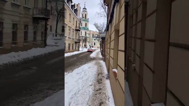 Вильнюс, Литва,прогулка по городу для своих. смотреть онлайн