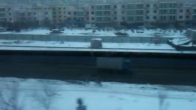 長春 장춘 Changchun (Чанчунь) 2013 part24 -鐵路外下雪 смотреть онлайн