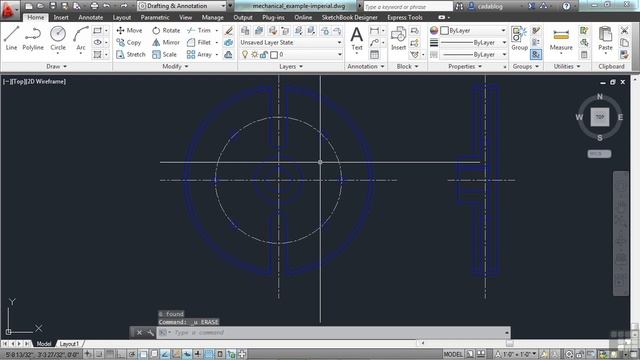 AutoCAD 2013 Tutorial | Object Selection Part 2 | InfiniteSkills смотреть онлайн