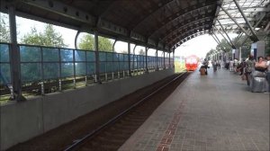 Аэроэкспресс Домодедово - Павелецкий Вокзал. Лето. Влог: Россия 2013. Ч.2