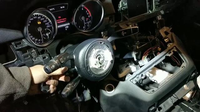 ML350 Дооснащение электро регулировкой рулевую колонку. Первый тест) смотреть онлайн