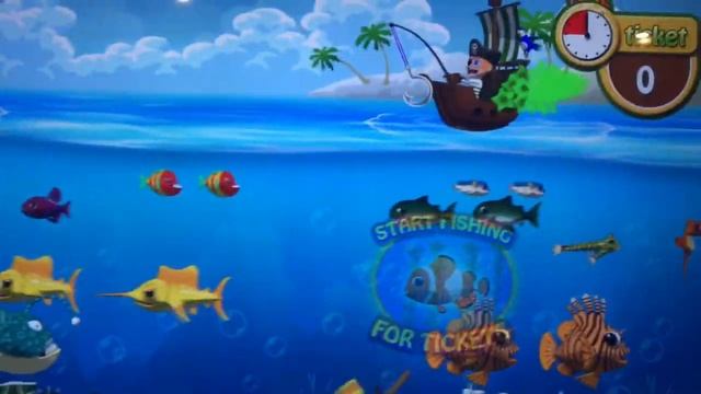 PIRATE HOOK Arcade Game, #Start Fishing #win Tickets, #fishing #fun #Arcade #Game