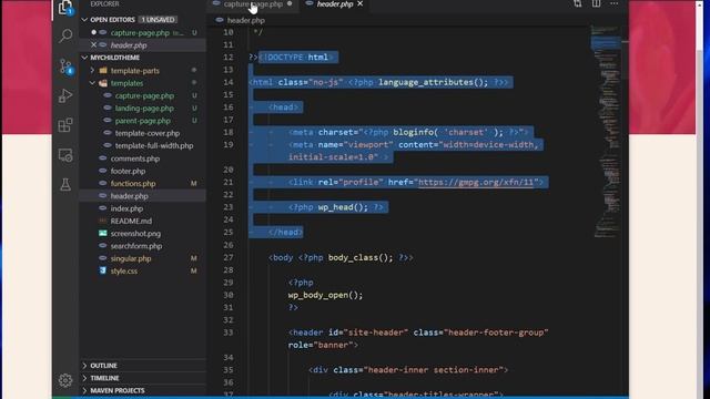 How to Create Custom Wordpress Template for Landing Page & Email Capture Page смотреть онлайн