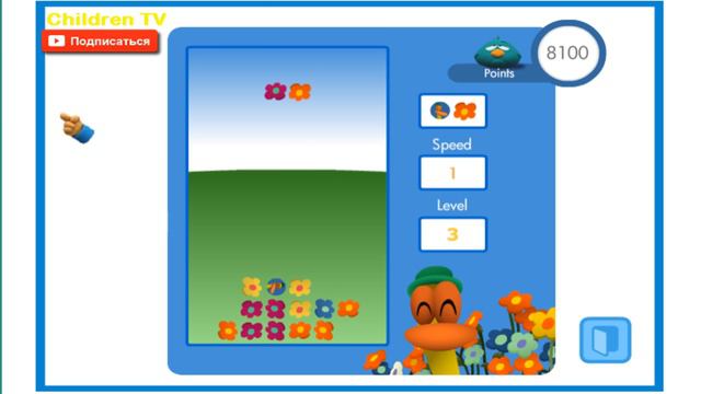 Покойо Pocoyo Тетрис Pocoyo Покойо все серии подряд игр мультфильма Покойо Pocoyo Children TV