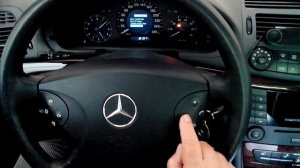 Mercedes E200 (W211) ab Baujahr 01.09.2003 Service Reset.
