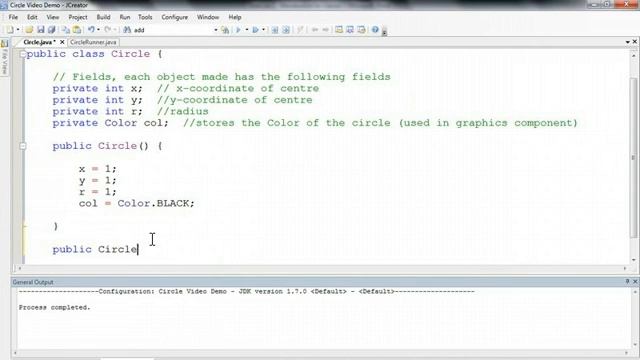 Introduction to Classes 2/8 - Circle Class Design смотреть онлайн
