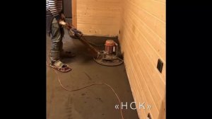 Полу-сухая стяжка. Заливка полов