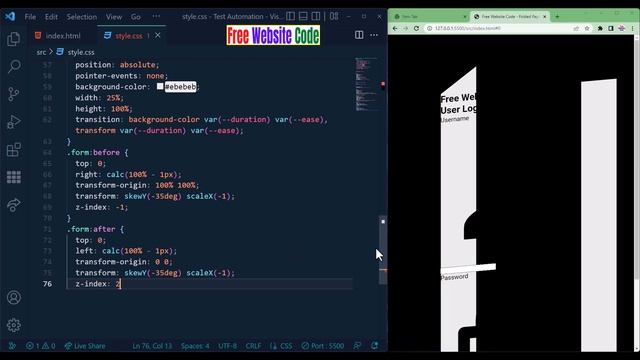 Complete Responsive Login Form in HTML and CSS Tutorial | Log In Form Design смотреть онлайн