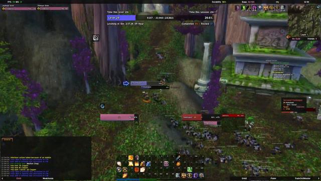 [WoW - Classic] Hyperspawn Leveling Spot (27-34) -Ashenvale смотреть онлайн