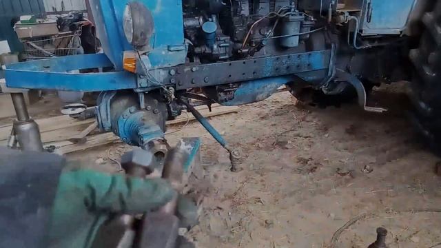 разборка переднего моста трактора Т 40 ам