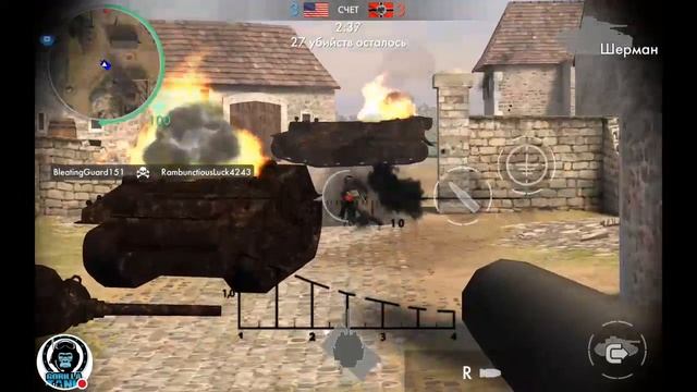 100% Топ Шутер /World War Heroes или Модерн Страйк /Можно на танке воевать ЭТО ЖЕСТЬ смотреть онлайн