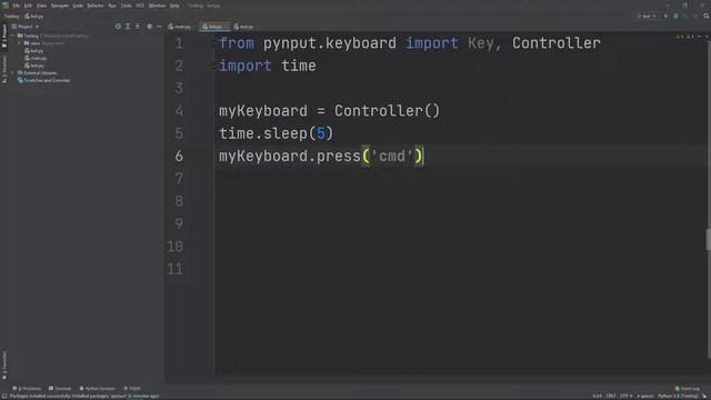 How to simulate key presses in python смотреть онлайн