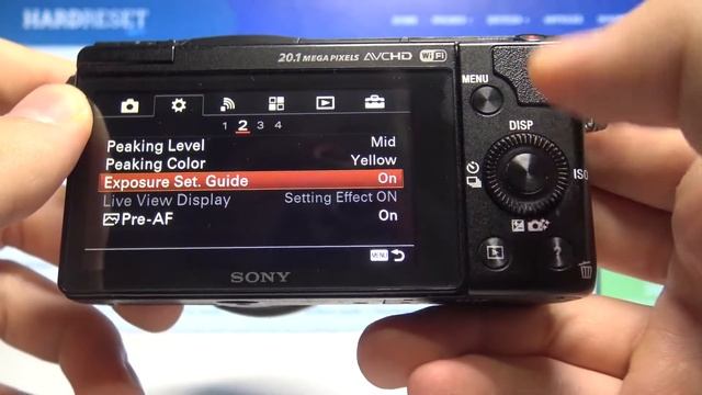 How to Turn Off Exposure Guide on Sony Alpha A5000 - Disable on-screen Exposure Tips on Sony Camera смотреть онлайн