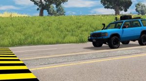 Тачки против лежачего полицейского №2 – BeamNG.Drive