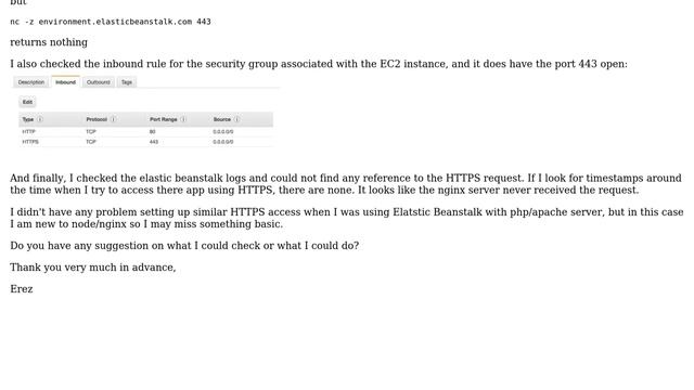 DevOps & SysAdmins: AWS Elastick Beanstalk + Node JS + HTTPS = Connection Refused смотреть онлайн