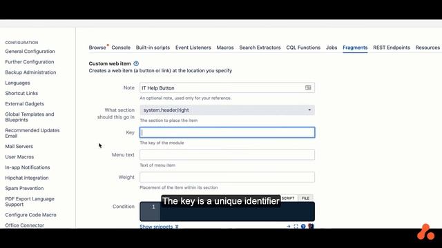 Add custom button on Confluence Menu | ScriptRunner for Confluence Server/DC смотреть онлайн