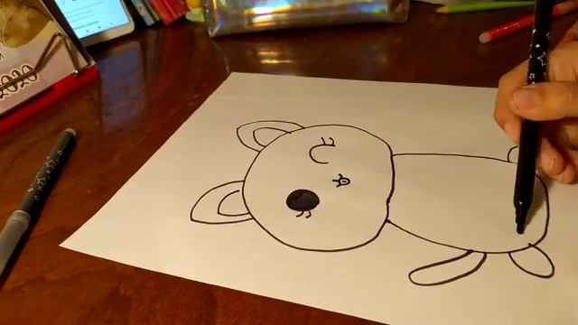 Учимся рисовать кошку смотреть онлайн