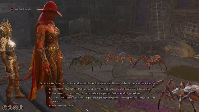 Baldur's gate 3 - Spiders Electing Leader Grymforge смотреть онлайн