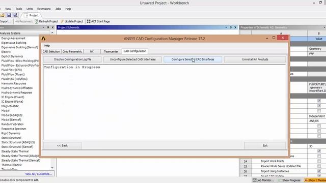 How to import CAD files directly to Ansys Workbench? смотреть онлайн