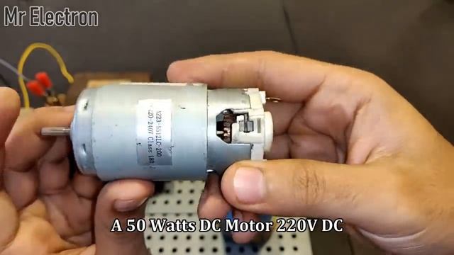 24v DC from 220v AC using Microwave Transformer - DC Motor DIY