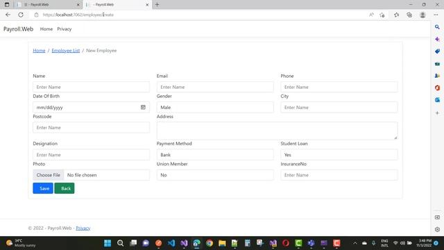 Employee Payroll Scratch Project in ASP.NET CORE | Day-2 смотреть онлайн