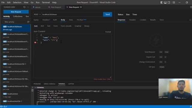 Tutorial RESTful API dengan Python Flask | Part 2 смотреть онлайн