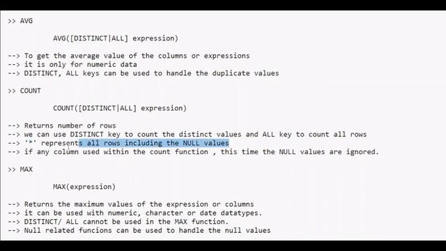 13 AVG & COUNT - Group Functions - Oracle SQL смотреть онлайн