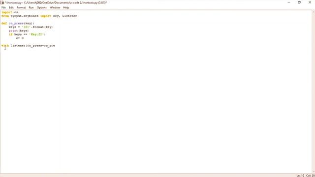 How to make your own shortcuts using Python?? смотреть онлайн
