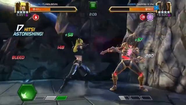 How to fight aw miniboss Morningstar (node 53 - 100% power gain) - MCOC смотреть онлайн