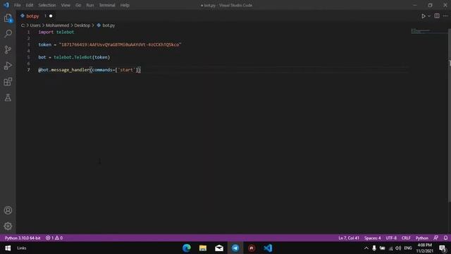 شرح مكتبة TeleBot #1 смотреть онлайн