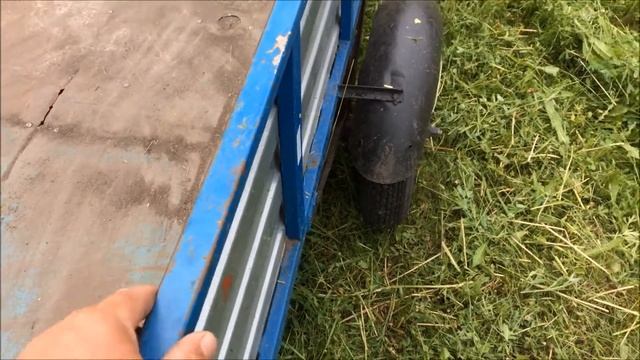 САМОДЕЛЬНЫЙ ПРИЦЕП К МОТОБЛОКУ смотреть онлайн