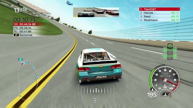 NASCAR 14 Career Mode Race 10 Talladega Gameplay смотреть онлайн