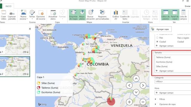 MAPAS en EXCEL / POWER MAP смотреть онлайн