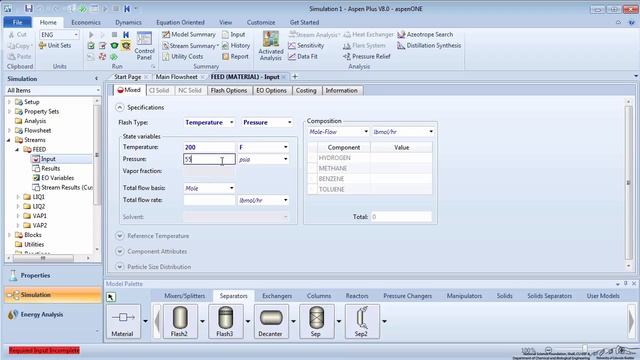 Aspen Plus: Flash Separators смотреть онлайн