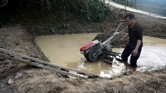 225 days BUILD CABIN LOG - Build a water pond and encounter a serious problem смотреть онлайн