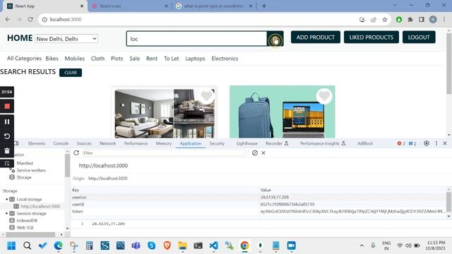 Get User Location & Geo Location Nearby Search-MERN StackProjectFor Beginners(OLXCloneUsingReact)#7 смотреть онлайн