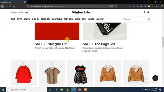 React Js Ecommerce Website смотреть онлайн