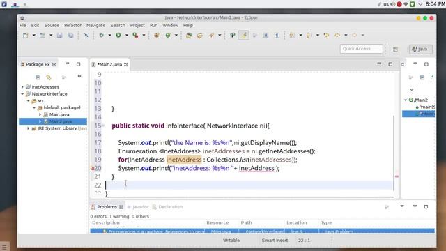 38 JAVA Networking Network Interface смотреть онлайн