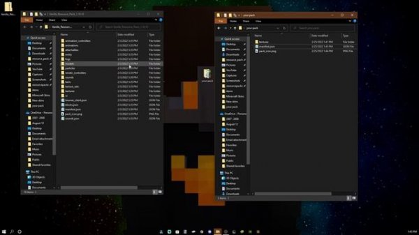 How to make a Texture Pack EASY (2023) - Minecraft Bedrock