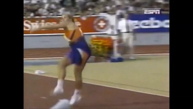 Trine Hattestad (Norway) javelin 66.96 meters 1997 Zurich смотреть онлайн