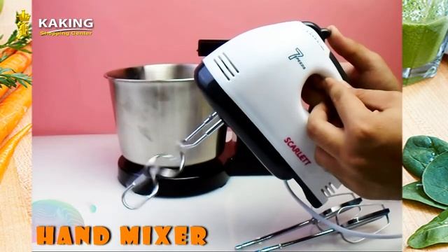 Scarlet Hand Mixer WIth Stand смотреть онлайн
