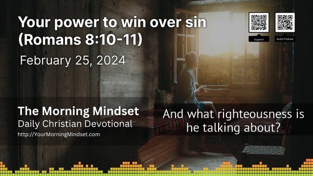 Your power to win over sin (Romans 8:10-11) #DailyDevotional #BibleStudy смотреть онлайн